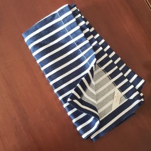 Kate spade napkins navy stripes